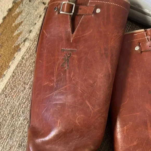 Vintage Browning Tall Engineer  Biker Boots   US men\'s  7 D main image 5